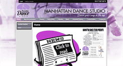 Desktop Screenshot of manhattandancestudio.com
